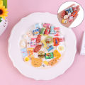 5pcs 1:12 Dollhouse Miniature Resin Food Simulation Snacks Model Accessories Kids Toys MJK. 