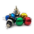 8mm Momentary Metal Horn Doorbell Bell Push Button Switch Waterproof Car Auto Engine Pc Power Start Starter. 