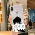Toji Fushiguro Jujutsu Kaisen Phone Case For iPhone 11 12 Mini 13 14 Pro XS Max X 8 7 6s Plus SE XR Transparent Shell. 