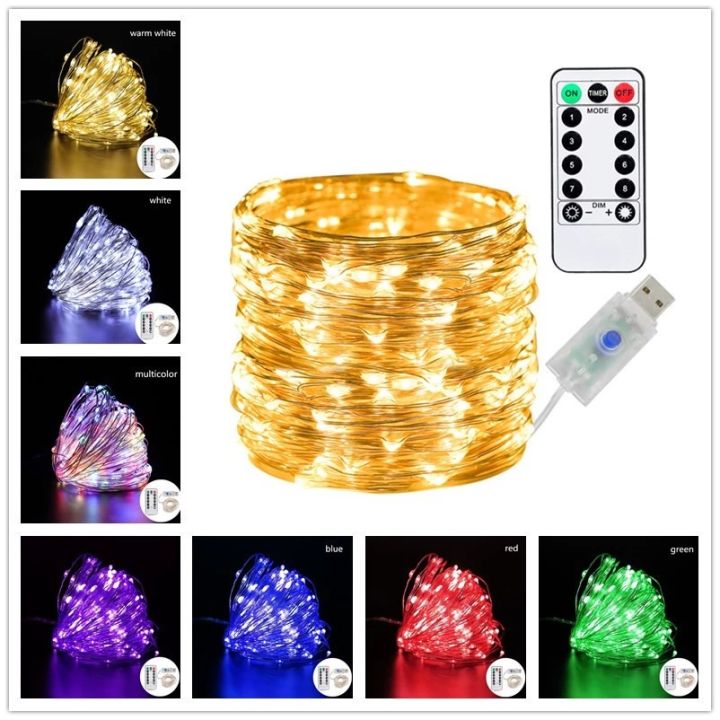 USB%2010M%208%20Modes%20100%20LED%20String%20Light/Fairy%20String%20Light%20Christmas%20Waterproof%20Copper%20Wire%20LED%20String%20Fairy%20Light%20Battery%20Powered%20Remote%20Control%20%20for%20Wedding%20Christmas%20Decor%20-%20Image%207