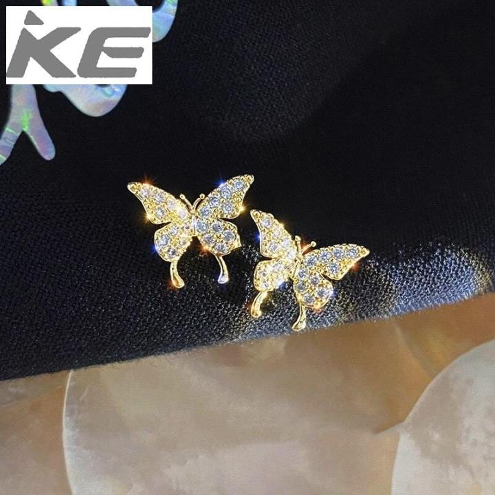 Butterfly Drop Earrings For Women Jewelry Modern Party Wedding Bridal Accessories Dangle Earrings