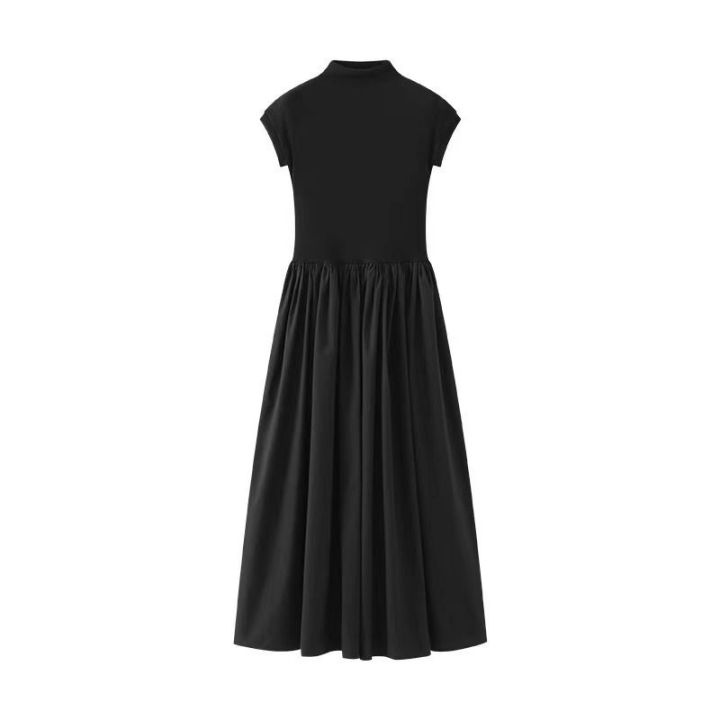 %E3%80%90ZOSR%E3%80%91Black%20Dress%20for%20Women%20Korean%20Style%20Short%20Sleeve%20Slim%20Fitting%20Retro%20Casual%20Longdress%20-%20Image%206