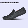 Men's Latest Fashion Formal & Casual Black Shoes New Design Men Waterproof OFFICE Travel Shoes. 