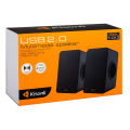 Kisonli T-013 USB 2.0 Multimedia Speaker For PC & Laptop. 