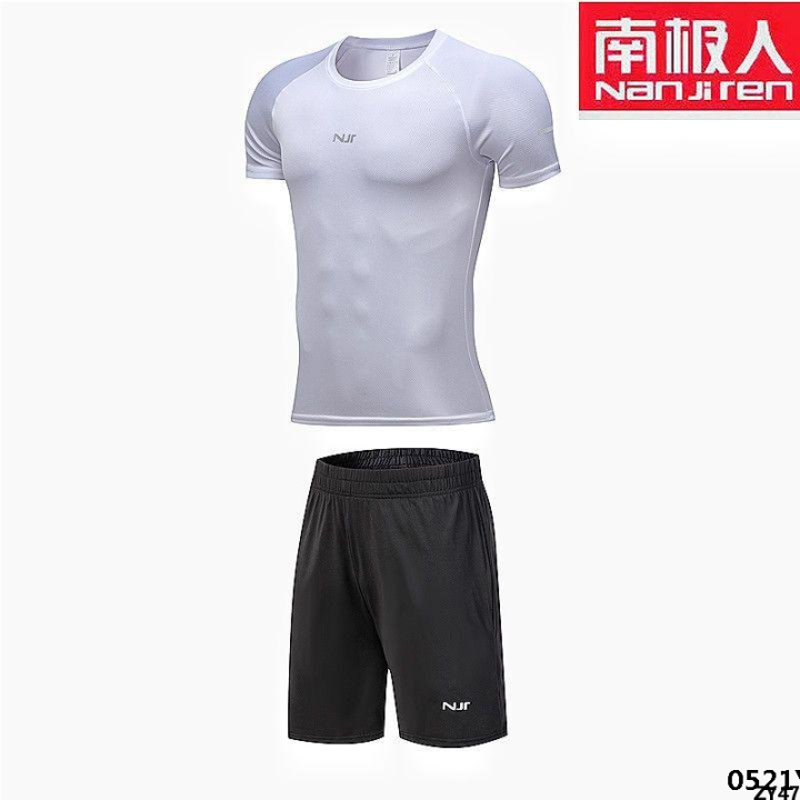 Treadmill%20gym%20loose%20quick-drying%20fitness%20clothes%5D%20men's%20spring%20and%20autumn%20short-sleeved%20Antarctic%20%5Bsummer%20short-sleeved%20sportswear%5D%20-%20Image%208