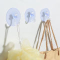 1/2Pcs Window Glass Wall Hooks Transparent Vacuum Suction Cup Hook Strong Suction Cups for Kitchen Supplies. 