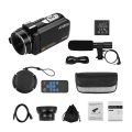 4K Handheld DV Professional Digital Video Camera CMOS Sensor Camcorder - black. 