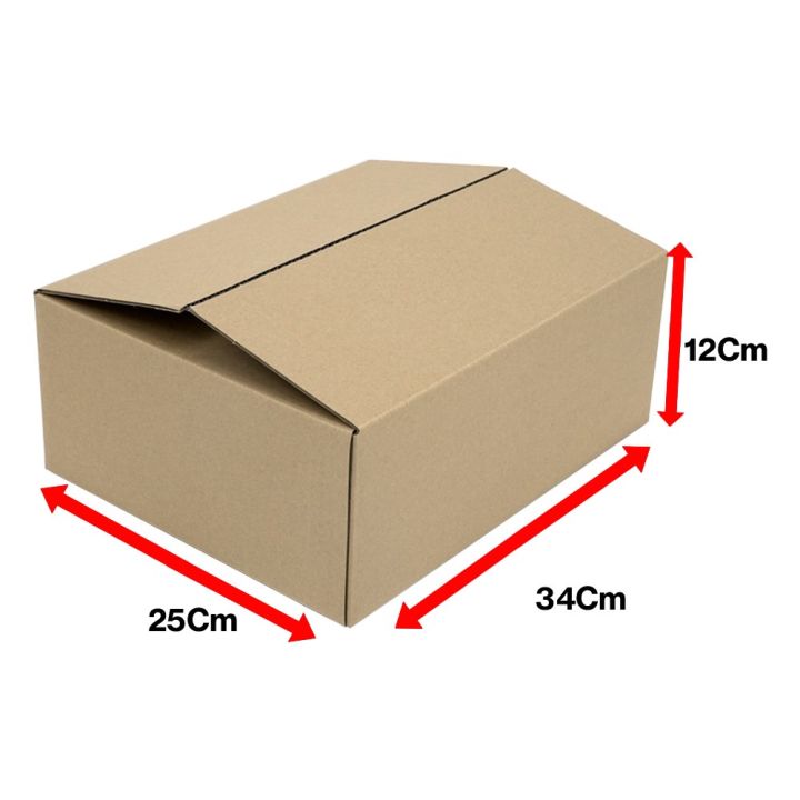 34CM×25CM×12CM Card Board  -3Ply Packaging box Cardboard Paper Boxes Mailing Packing Shipping Box Corrugated Carton / Carton for Daraz Package