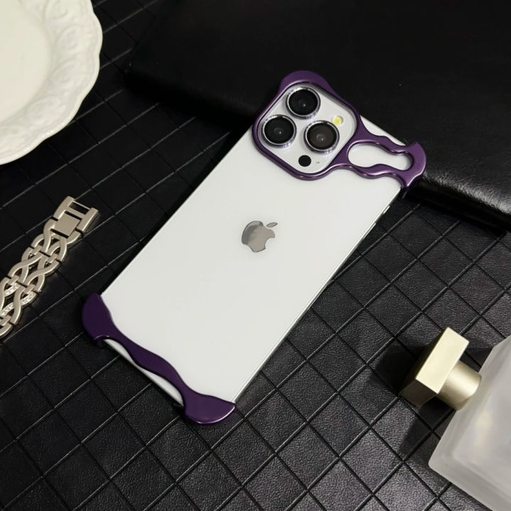 HOCE%20Aluminum%20Alloy%20Irregular%20Metal%20Phone%20Cover%20For%20iPhone%2017%2016%2015%2014%2013%2012%20Pro%20Max%2015%2016%20Plus%20Case%20Lens%20Ring%20Film%20Protection%20Shockproof%20Cases%20No%20Bumper%20-%20Image%202