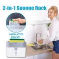 2 in 1 Soap Pump Plastic Dispenser for Dishwasher Liquid; Holder (Random Colour; Standard; 385ml) Free Sponge. 