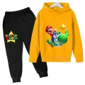 New Game Super Mario Bros Set Kids Sweatshirt Children Jacket Boy Girl Clothes Spring Autumn Hoodie 3-12 Years Old Sweater Sales. 