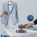 1 Piece Handheld Steam Iron Steamer Ironing&Steaming 2 in 1 Fabric Wrinkle Travel Iron EU Plug A. 