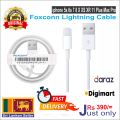 Apple iphone Cable Foxconn iphone USB Data Cable - 1m USB to Lightning Wired Cable. 