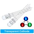 5mm 4pin Common Cathode RGB LED 10PCS Transparent Common Cathode. 