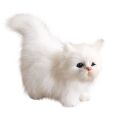 Birthday Gifts Kawaii Soft Fake Cat for Children Baby Toy Cat Model Simulation Cat Stuffed Kitten Plush Cat Toys. 
