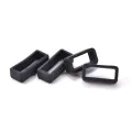 【ZIME】Variety 2pcs 14mm-26mm Rubber Silicone Watch Band Loop Strap Small Holder Locker Keeper  14mm. 