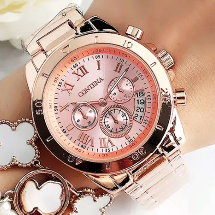 Contena%20Women's%20Watches%20Stainless%20Steel%20Quartz-watch%20Gold%20Wrist%20Watch%20Original%20Luxury%20Brand%20Geneva%20Ladies%20Watches%20Womens%20Clock%20-%20Image%205