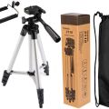 New DK 3888 Bluetooth Tripod + Portable Tripod Aluminum 330A + Portable TF-3110 Tripod Camera Stand And Mobile Stand  +DK 3888 Portable & Amp; Foldable Camera Mobile Tripod With Bluetooth Wireless Remote. 