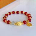 Chinese Style Zodiac Dragon Bracelets for Women Men 2024 Life Year Amulet Lucky Bead Bracelets Friendship Jewelry Gifts. 