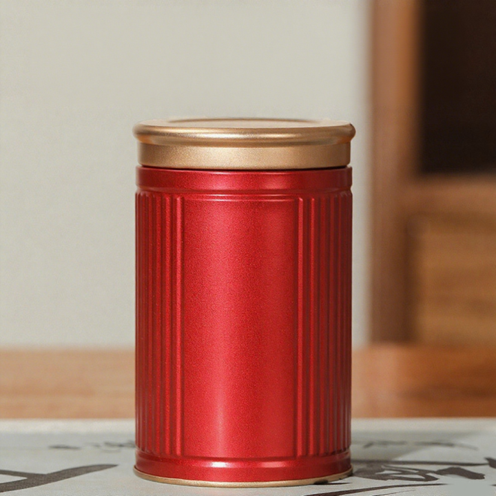 125g Tea Can Portable Tinplate Storage Box For Kitchen Tea Ceremony ...