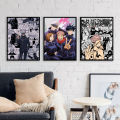 A4 Sized Poster Jujutsu Kaisen Japanese Anime Manga Wall Posters PVC Framed Wall Decors. 