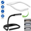 LED Neck Reading Light Creative Silicone Soft Hanging Adjustable Neck Reading Lamp Suitable For Night Running Reading Camping 1Pcs. 