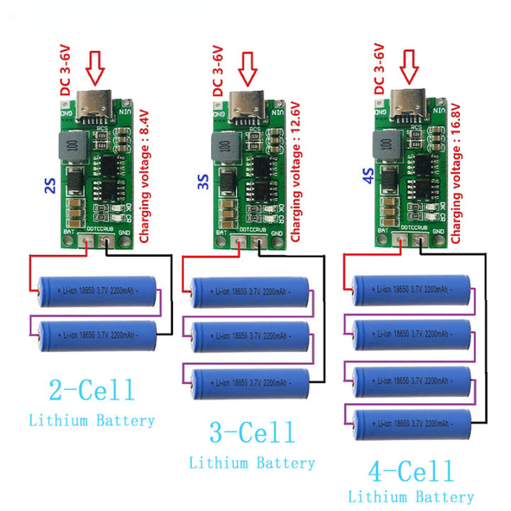 lipo c inyeccion Type-C Lipo Battery Charger
