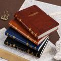 Cute Design Vintage Notebook Lightweight Hard Cover A6 A7 Size Pocket Notebook Hot Printed Compact Size Pu Leather Notebook. 