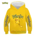 Pikachu Children Clothing Pokemon Hoodie Kids Clothes Girls Sweatshirt Boys Hoodie Clothes for Teenagers Babyboy Clothes. 