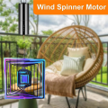 4Piece Hanging Display Motor Battery Operated Rotating Motor Multi-Purposes for Wind Spinner Decor. 