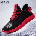 Men's Korean version of lace-up comfortable and light running boys shoes soft bottom trend jogging shoes casual sports shoes.. 
