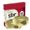 Sabian Cymbals SBR5002 SBR 2-Pack 14" Hi hats, 18" Crash/Ride Cymbals. 