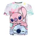 New Summer Children Disney Stitch T-shirt Disney Stitch T Shirt Disney Stitch Anime Cartoons Casual Clothes Kid Girl Boy Top Tee. 