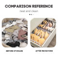 6/7/11 Grids Dormitory Closet Organizer For Socks Home Separated Underwear Storage Box Bra Organizer Foldable Drawer Organizer 1Pcs. 