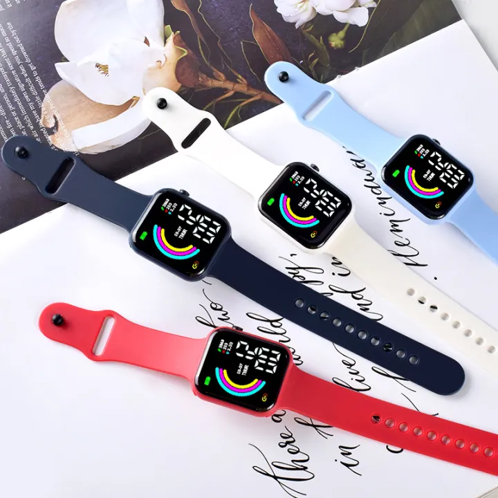 New%20Rainbow%20Strap%20Electronic%20Watch%20Fashion%20LED%20Square%20Multi-display%20Men%20and%20Women%20Sports%20Digital%20Watch%20Student%20Wrist%20Watches%20-%20Image%202