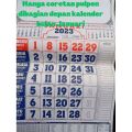 2023rd Calendar Complete Monthly Wall Complete With Weton Java Jowo Big Numbers Clear Date. 