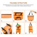 Foldable Shopping Pull Cart Trolley With Wheels Shopping Bags Reusable Large Waterproof Handbag. 