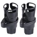 2-in-1 Car Cup Holder Expander Adapter, Multifunctional Car Drink Holder Car Cup Holder Expander 2 In 1 Multifunctional Cup Holders Expander Adapter Auto Cup Expander With 360 Rotating Adjustable. 