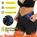Thermal Shorts for Sports Women High Waist Sauna Pants Heat Trapping Shapewear Sweat Body Shaper Trainer Workout Fat Burner Faja. 