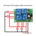 Wireless Remote Control Switch with 4 Channel 433Mhz Garage Remote Control Easy to Use. 