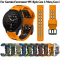 QuickFit 22/26mm Silicone Strap For Garmin Forerunner 955 Solar 965 945 935 LTE Fenix 6X pro 7X pro 5X plus Watch Band Bracelet. 