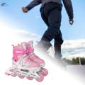Inline Skates for Girls and Boys Smoothly Beginner Roller Skates with for Pink S. 