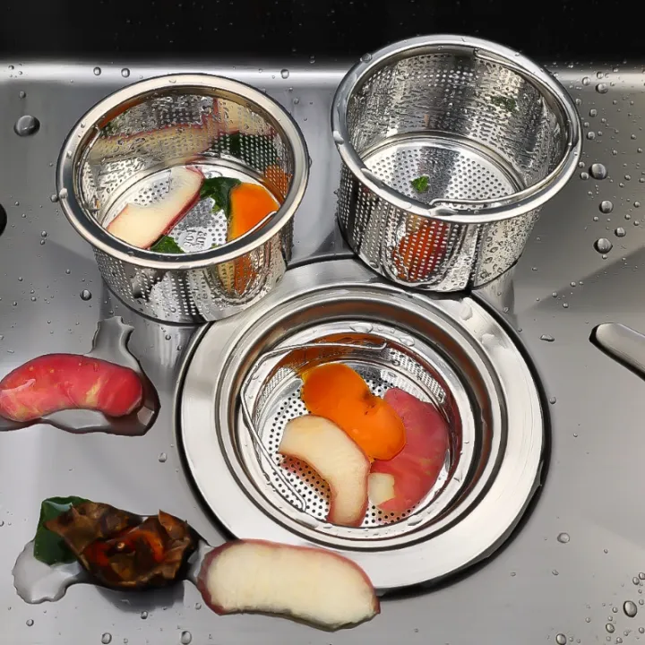 Kitchen%20and%20Bathroom%20Sink%20Strainer%20Stainless%20Steel%20Sink%20Drains%20Strainer%20Sink%20Basket%20Strainer%20Replacement%20for%20Standard%20Drains%20%20Drain%20Out%20Water%20for%20Food%20Residue%20-%20Image%203