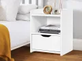 VTEC FURNITURE Modern One Drawer Bedside Cupboard. 