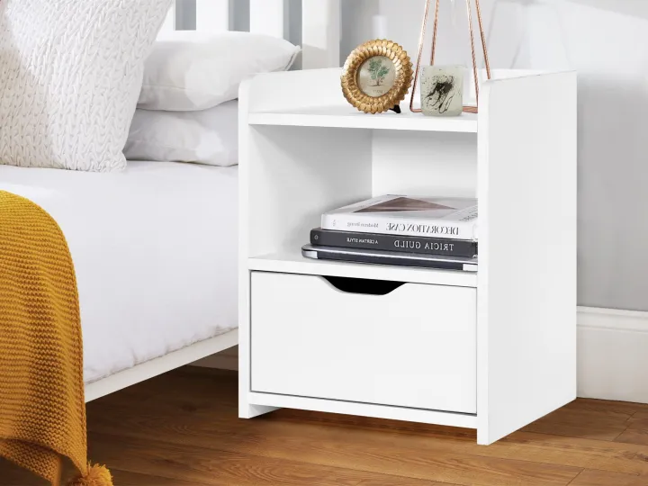 VTEC FURNITURE Modern One Drawer Bedside Cupboard