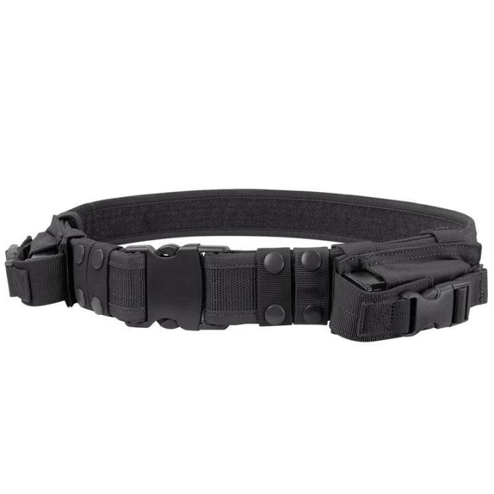 【DM bag factory Store】Equipment Tactical Men Belt Waist Support Security Military Duty Utility with Magazine Pouches