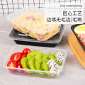 200/1000mlRectangular Disposable Lunch Box Plastic Takeaway Packing Box Transparent Fast Food Box Thickened Lunch Box. 