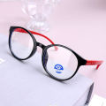 Children Boys Girls Kids Glasses Ultra Light Frame Comfortable Eyeglasses Portable Clear Lens Eyewear. 