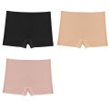 BZEL 3PCS Women's Panties Seamless Boxers Breathable Lingerie Comfortable Boyshorts Silk Satin Underwear Woman Sports Underpants. 