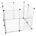 Pet Playpen Dog Exercise Pen Large Portable Dog Fence with Door 8 Panel for Small Dogs Cats Pets Suitable for Weight less than 10kg. 